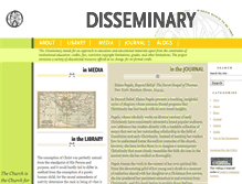 Tablet Screenshot of disseminary.org